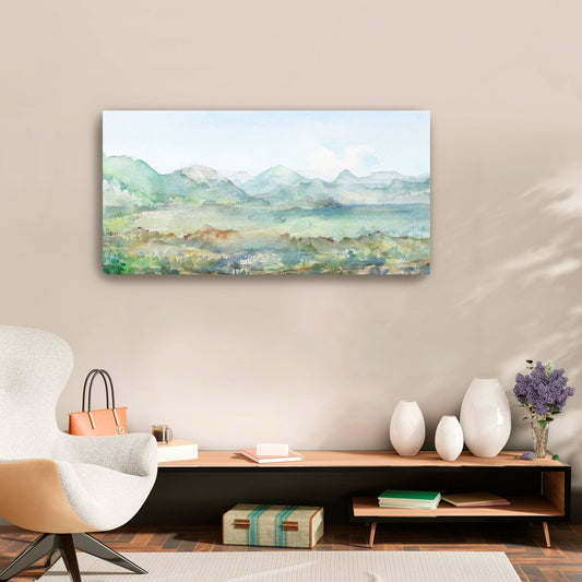 Watercolor Landscape Canvas Giclee