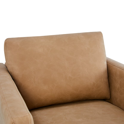 Tulo Faux Leather Arm Chair
