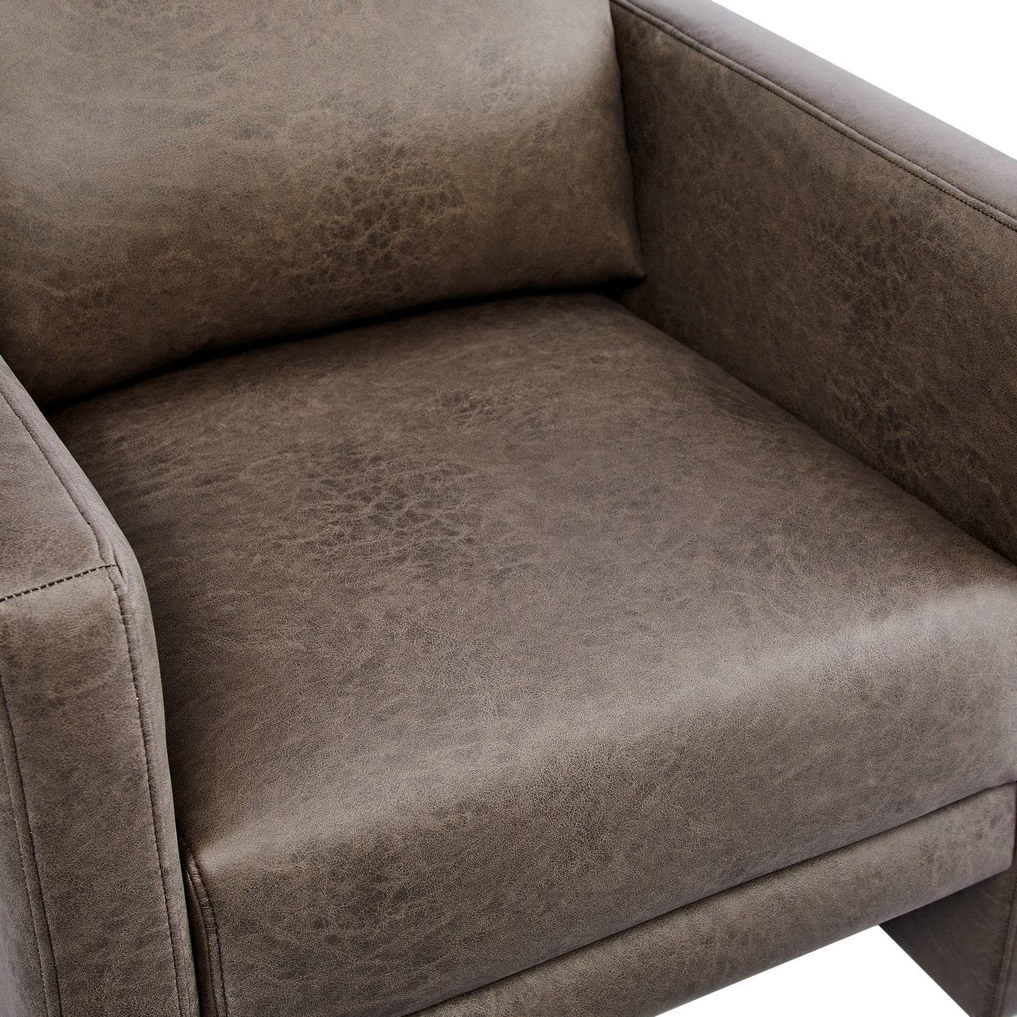 Tulo Faux Leather Arm Chair