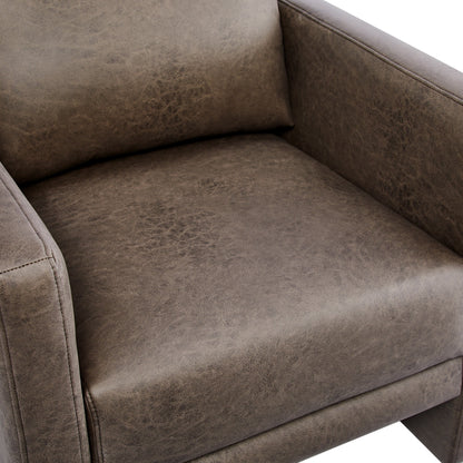 Tulo Faux Leather Arm Chair