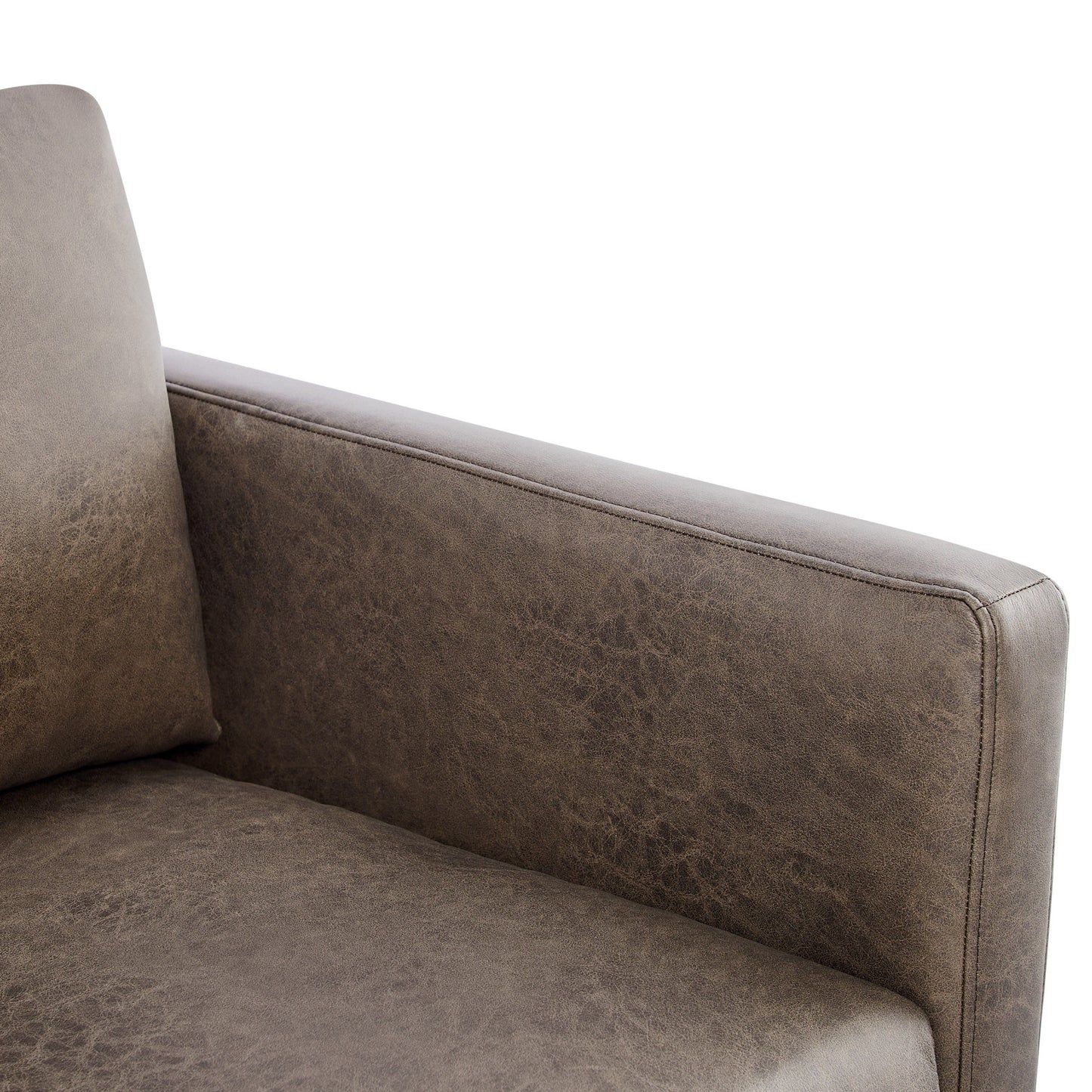 Tulo Faux Leather Arm Chair