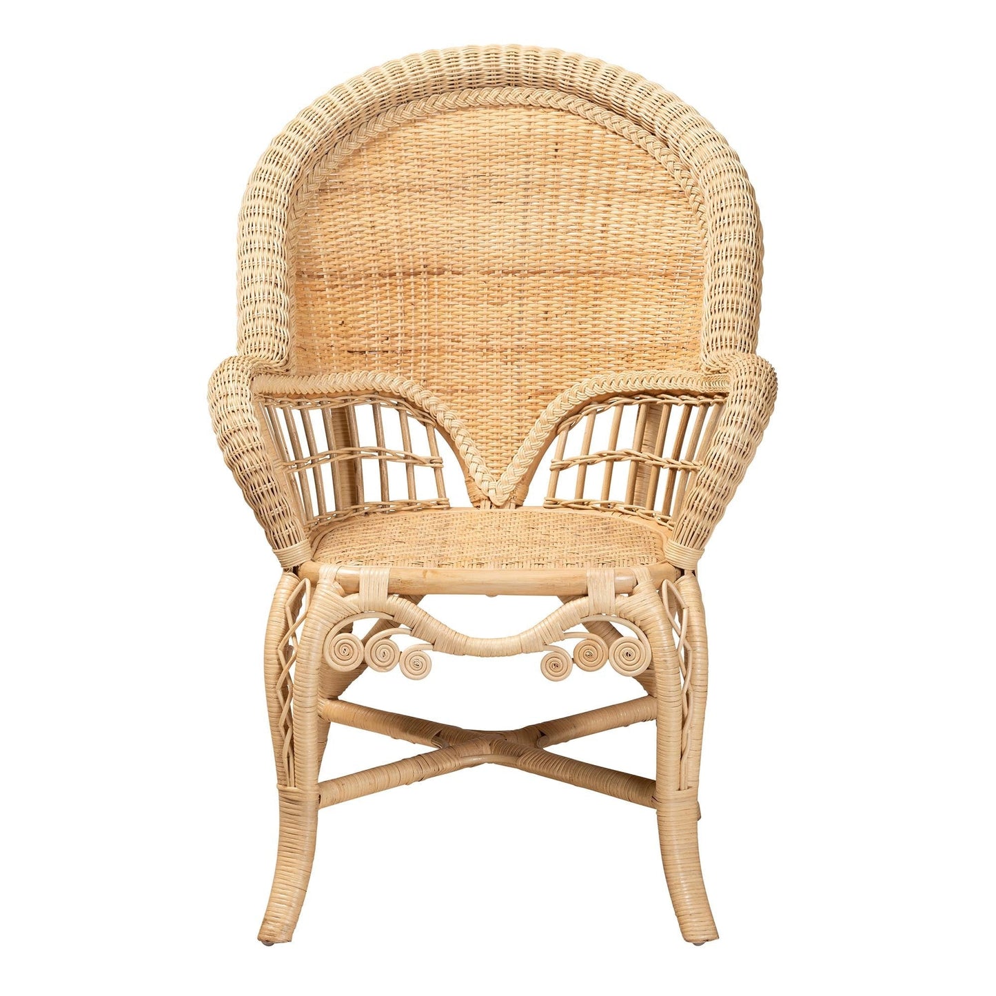 Marina High Back Rattan Armchair