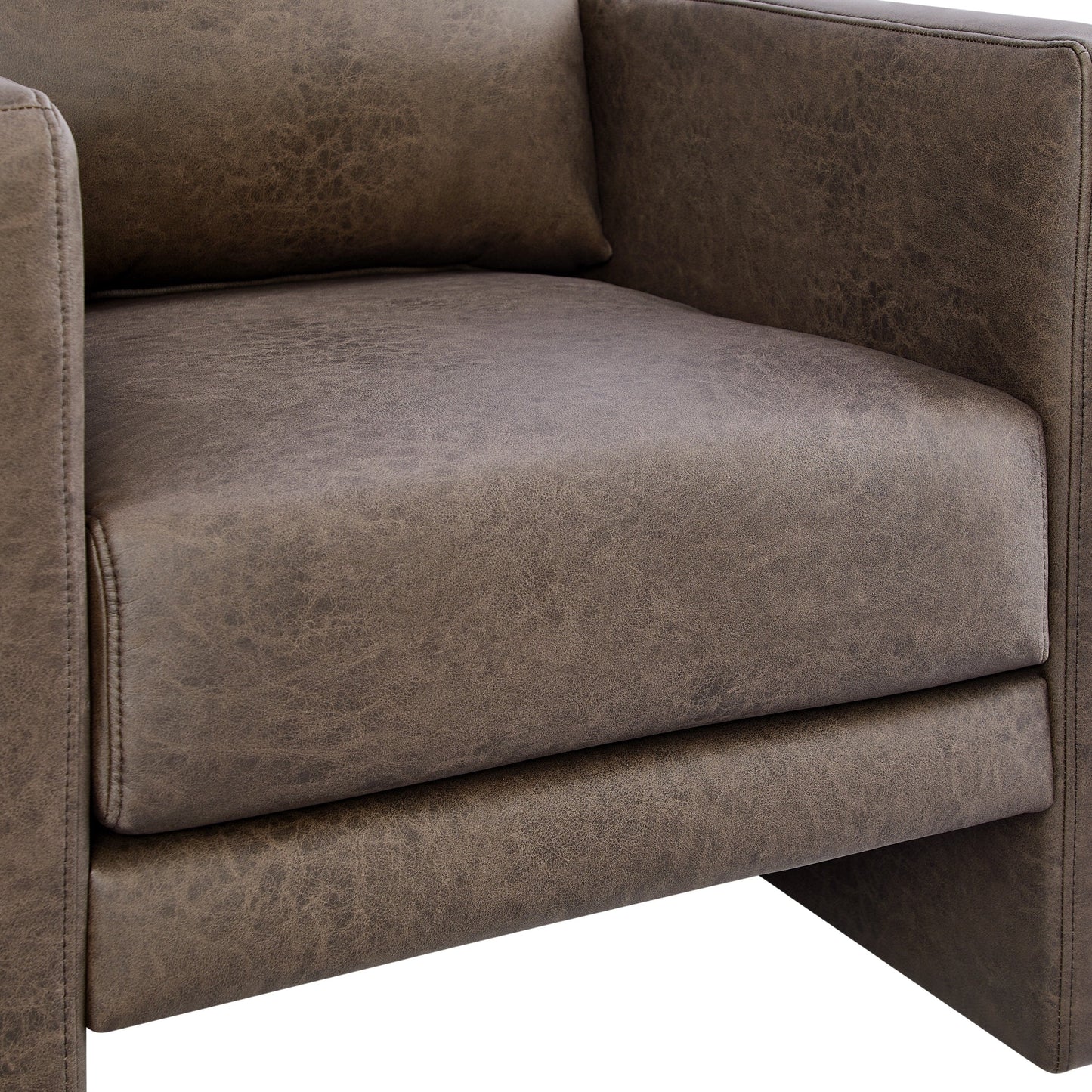 Tulo Faux Leather Arm Chair