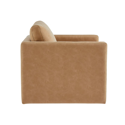 Tulo Faux Leather Arm Chair