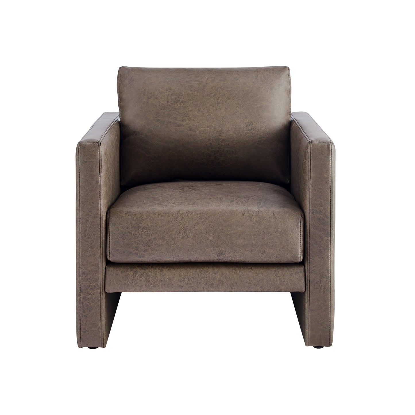 Tulo Faux Leather Arm Chair