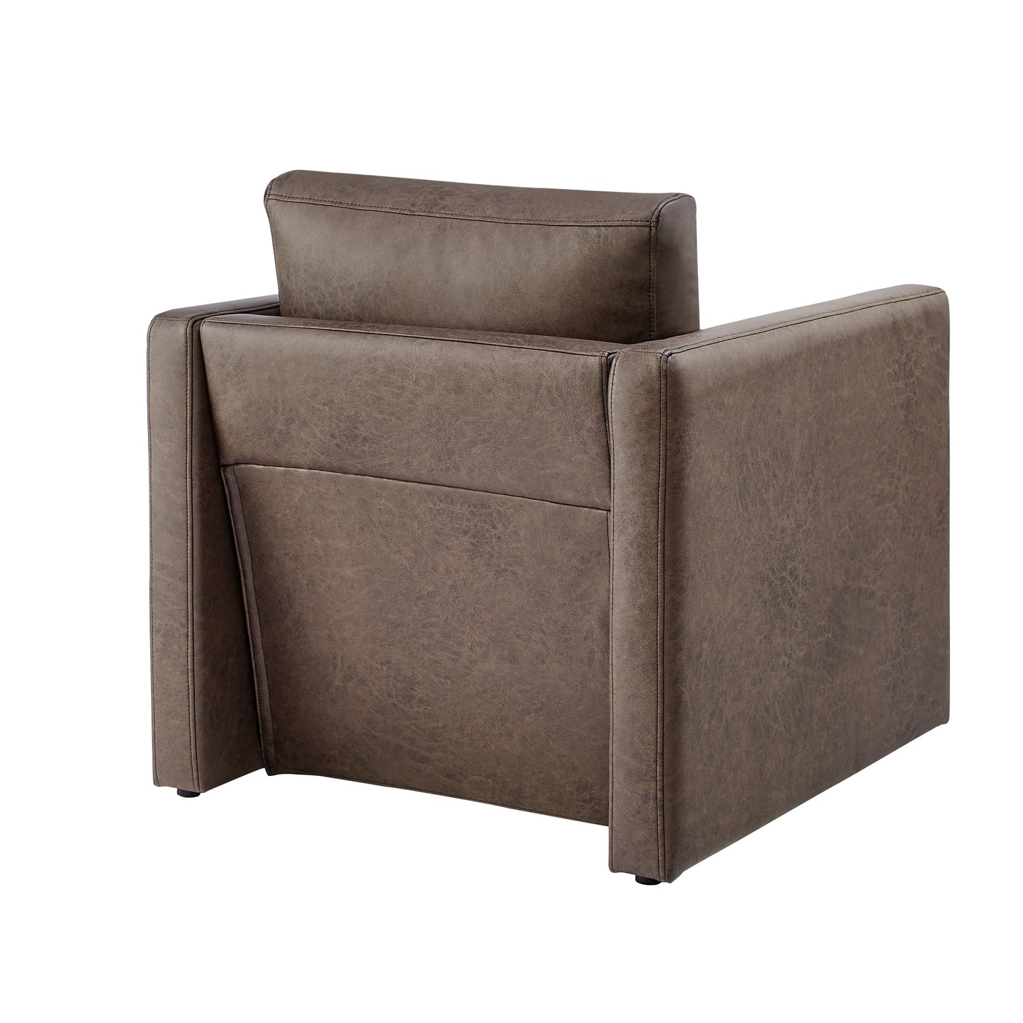 Tulo Faux Leather Arm Chair