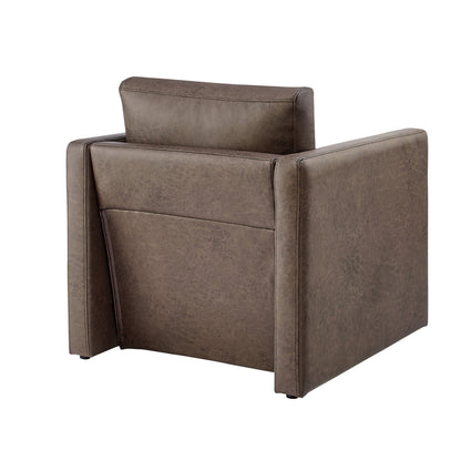 Tulo Faux Leather Arm Chair