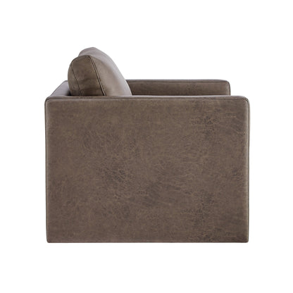 Tulo Faux Leather Arm Chair