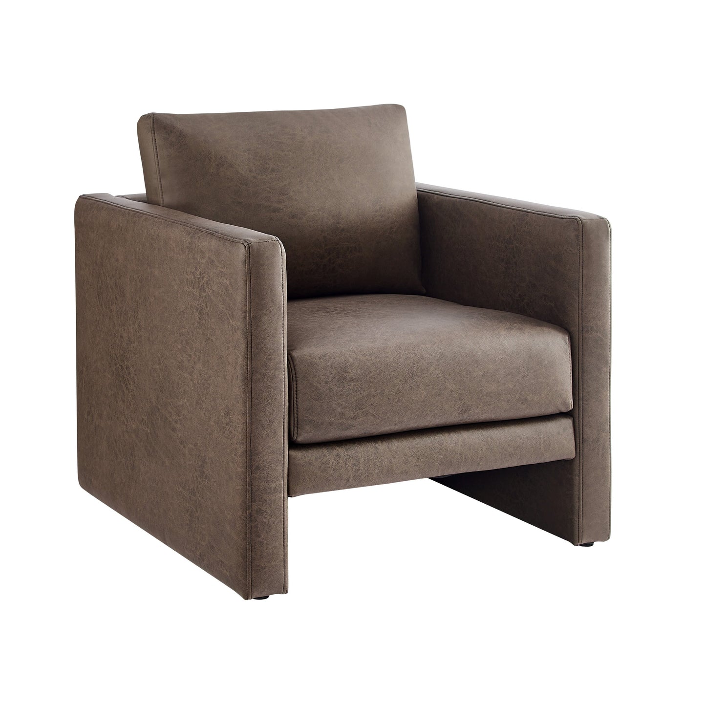 Tulo Faux Leather Arm Chair