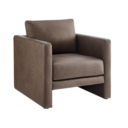 Tulo Faux Leather Arm Chair