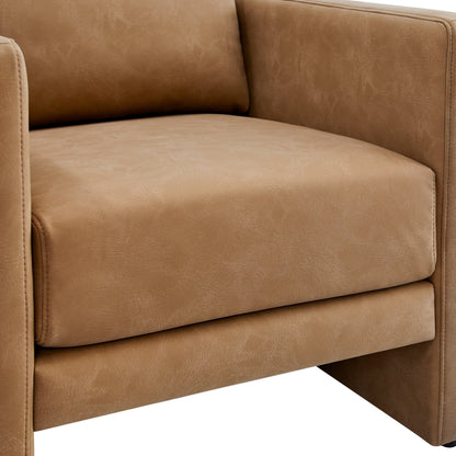 Tulo Faux Leather Arm Chair
