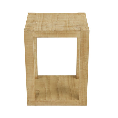 Modern 2-Tier Open Storage Side Table