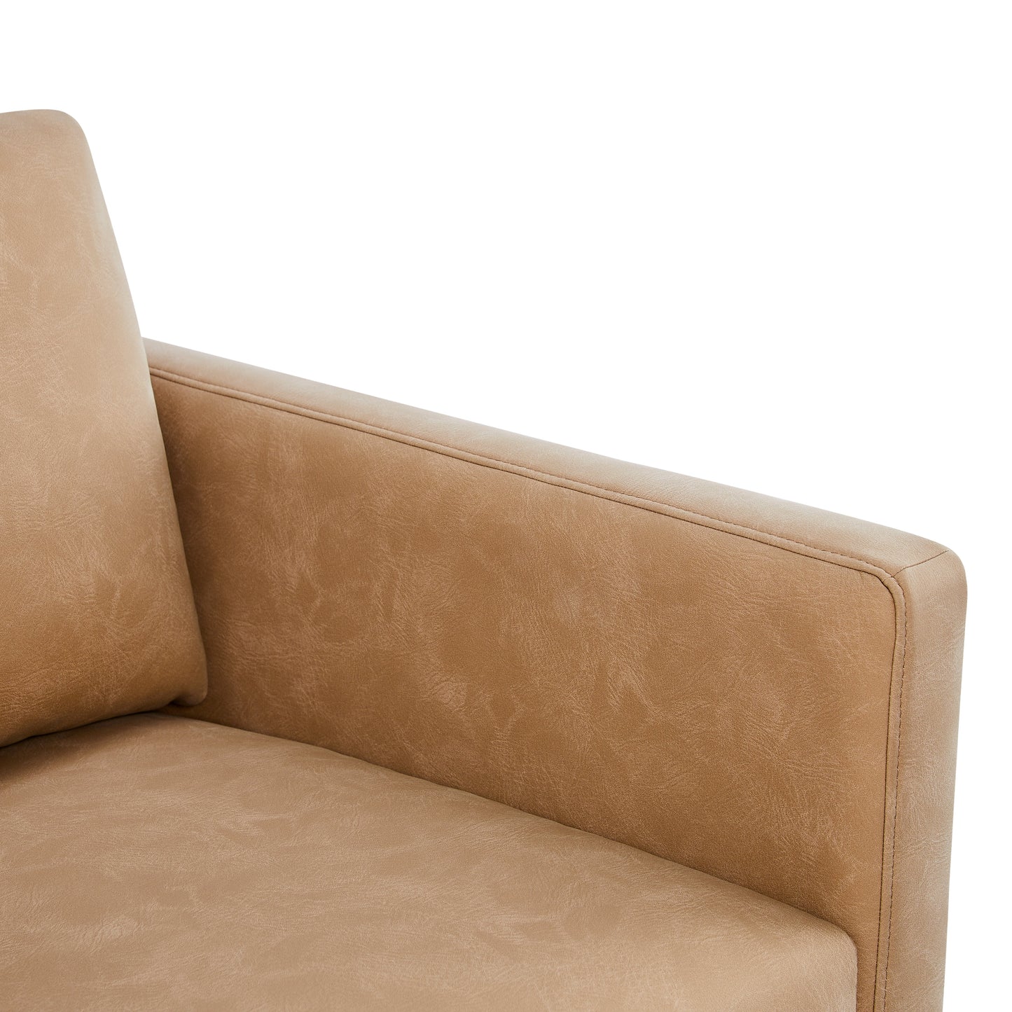 Tulo Faux Leather Arm Chair