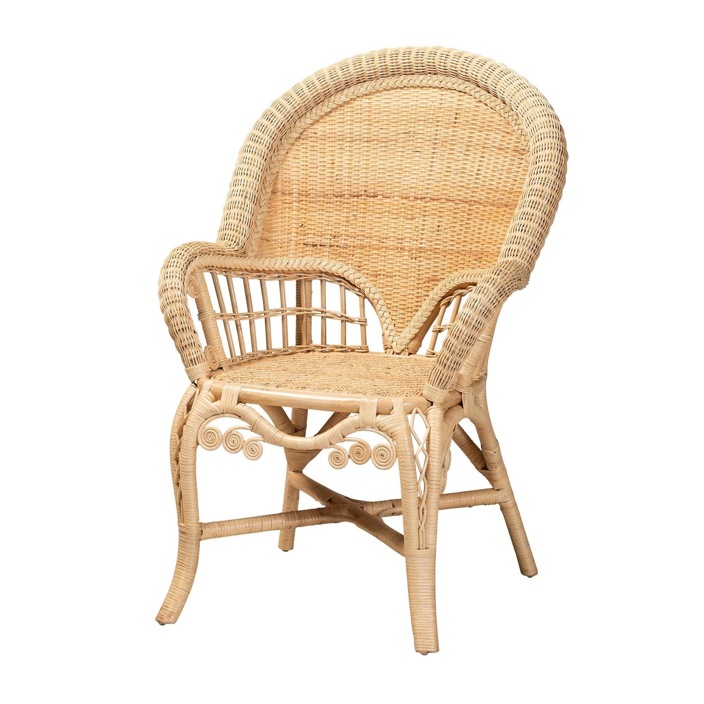Marina High Back Rattan Armchair