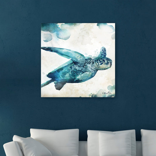 Watercolor Sea Creatures III Canvas Giclee